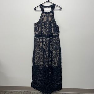 - City chic black &‎ tan dress